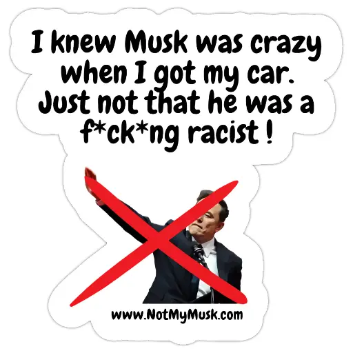 NotMyMusk.com Sticker